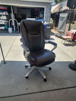 Serta leather office chair