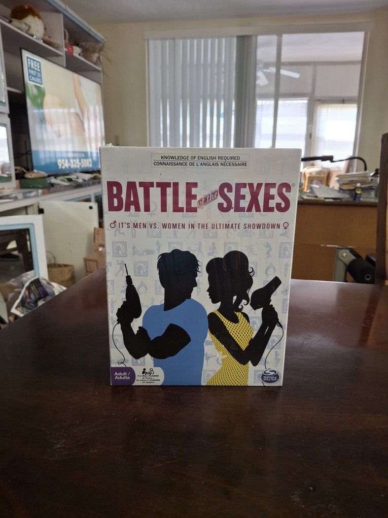 "NEW " Spin Master Games " Battle Of The Sexes " Board Game It's Men Vs Women In The Ultimate Showdown For Adults Sells At Walmart For $29.95