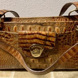 Brahmin Toasted Almond Pulse Bag - New