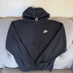 Nike Sportswear Club Fleece Pullover Hoodie Black/White Men’s Small BV2654-010