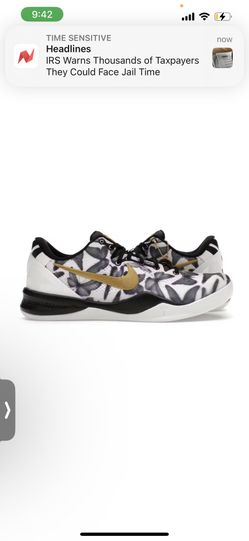 Kobe’s Size 6Y
