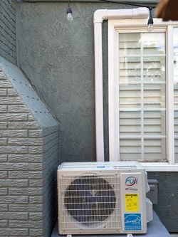 Fuji 12k 12,000 BTU MINI SPLIT AC WITH INSTALL R32 20SEER2