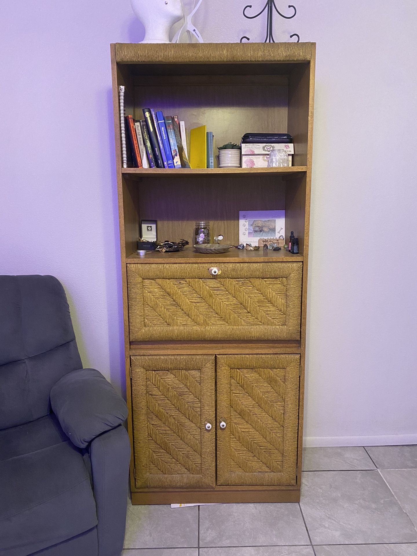 Vintage Vanity/book Shelf