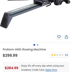 Proform 440r Rowing Machine 