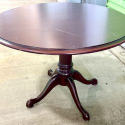 42” Wide Solid Wood Dining Round 4 Person Table