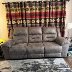 Vegan Faux Leather Couch 