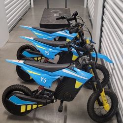 3 24V 250 W motor mini electric motorcycle broken throttled not working motor and battery good maybe some cheap fix each $60 take all 3 for $150