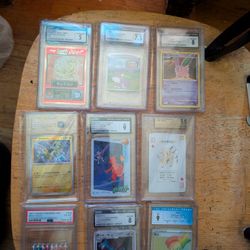 Pokemon Cards And Slabs