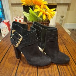 Guess Boots Black Suede