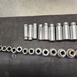 MAC 1/2 SAE Shallow  And Deep Socket Set