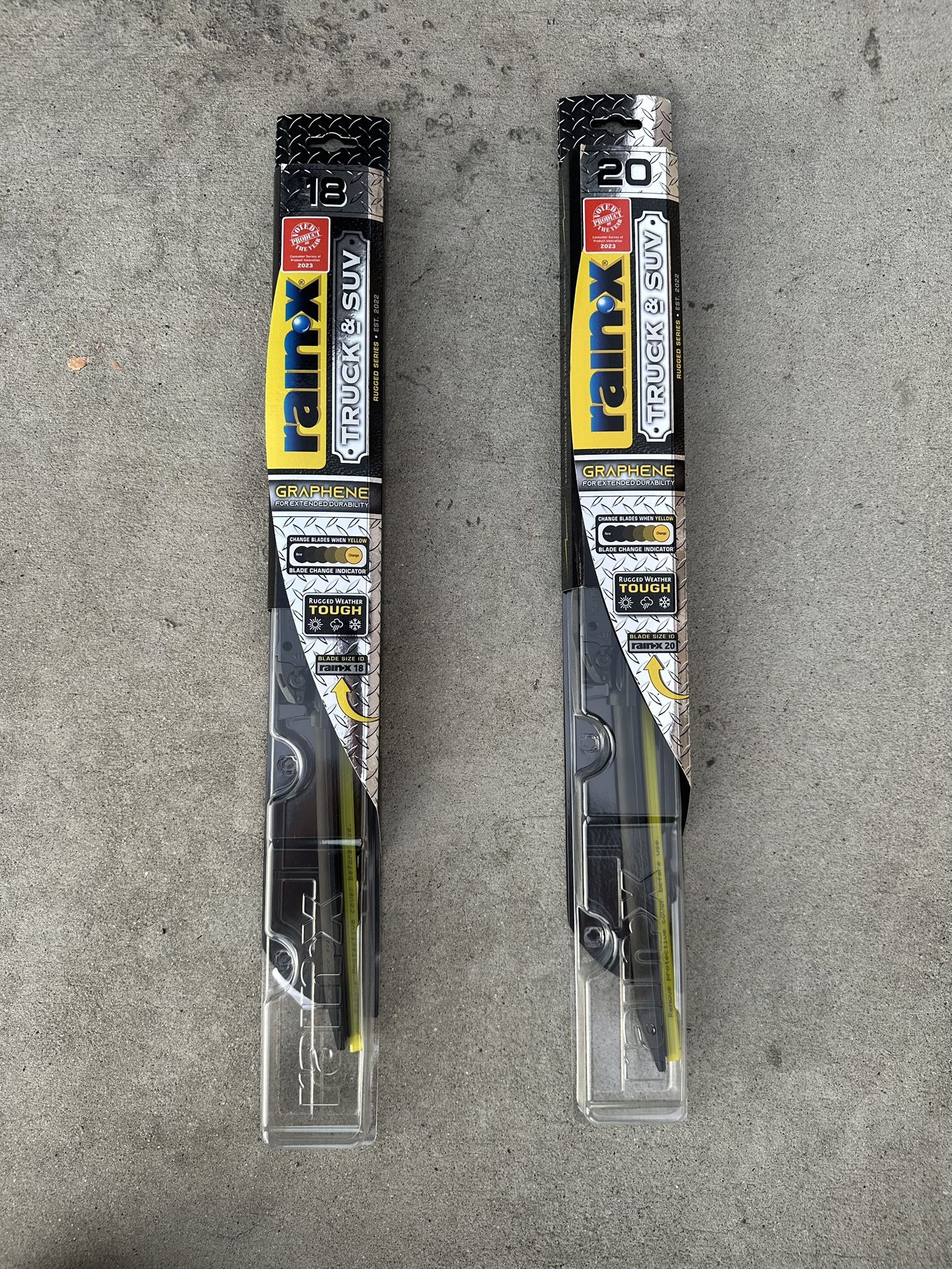 Rain-X Windshield Wipers Sizes 20,18