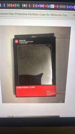 Motorola Functional Flair Protective Portfolio Case for Motorola Zoom Electronic