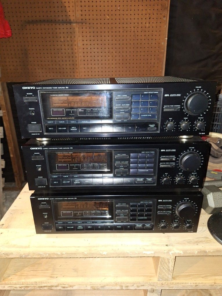 3 Onkyo Recievers