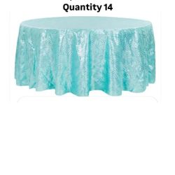 Turquoise Tablecloths 