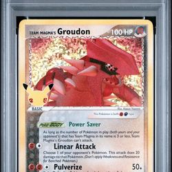 Team Magma’s Groudon #9 Celebrations Pokemon - PSA 10