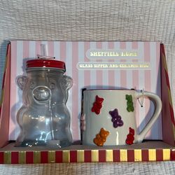 Sheffield Home Glass Sipper, And Ceramic Mug Gift Set