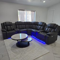 Brand New Power Reclining Sectional Sofa / Sofa Seccional Reclinable Eléctrico Nuevo a Estrenar … Delivery 🚚 