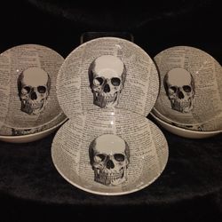 6 Victorian English Pottery By Edward Challinor Cereal/Salad Bowl Dish