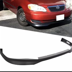 Fits 03-04 Toyota Corolla Type R Front Bumper Lip Spoiler Splitter- PP