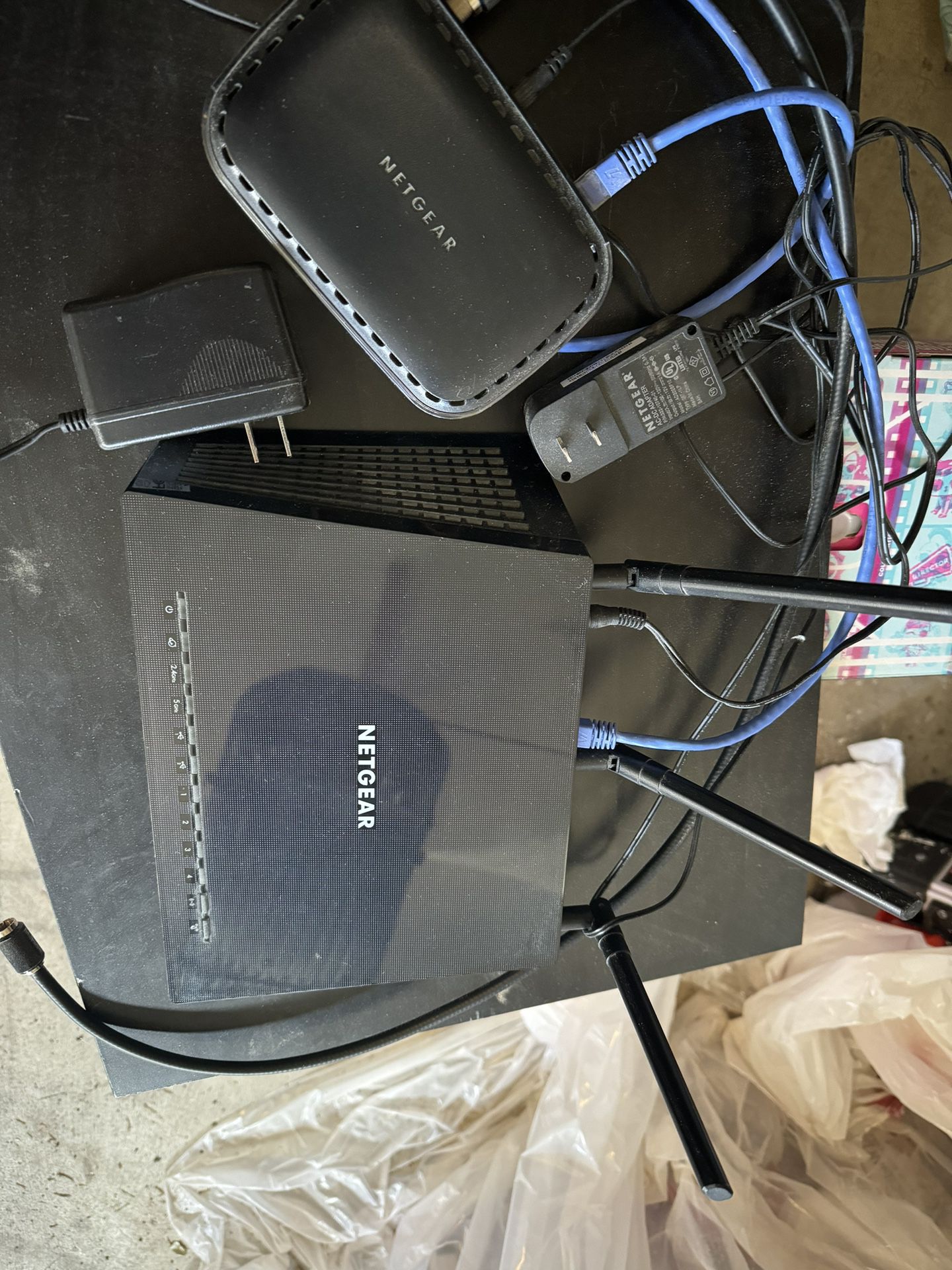 Netgear Modem And Wi-Wi Router