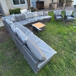 Extra large patio furniture set large outdoor sofa set 13 piece patio furniture set brand new patio furniture 🚎🚎🚚🚎
