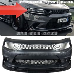 Dodge Charger 15-23 Srt Hellcat Scat Pack 392 397 Front Bumper Body Kit With Front Spoiler Lip Led Grill And Fog Lights Fits All Gt Daytona Sxt Rt for Sale in Montebello, CA - OfferUp Dodge Charger 15-23 Srt Hellcat Scat Pack 392 397 Front Bumper Body Kit With Front Spoiler Lip Led Grill And Fog Lights Fits All Gt Daytona Sxt Rt for Sale in Montebello, CA - OfferUp
