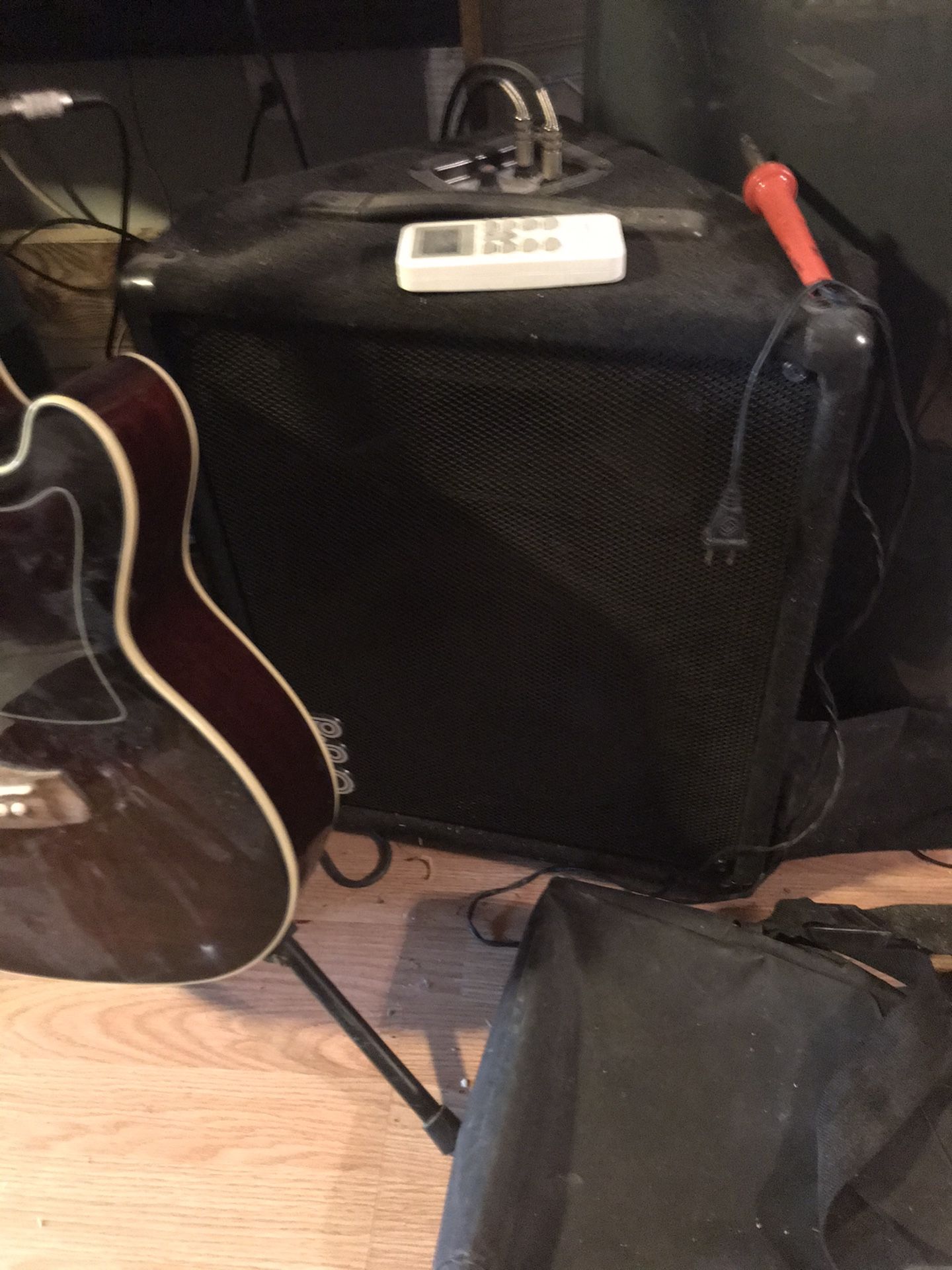 PA Speakers and Amp