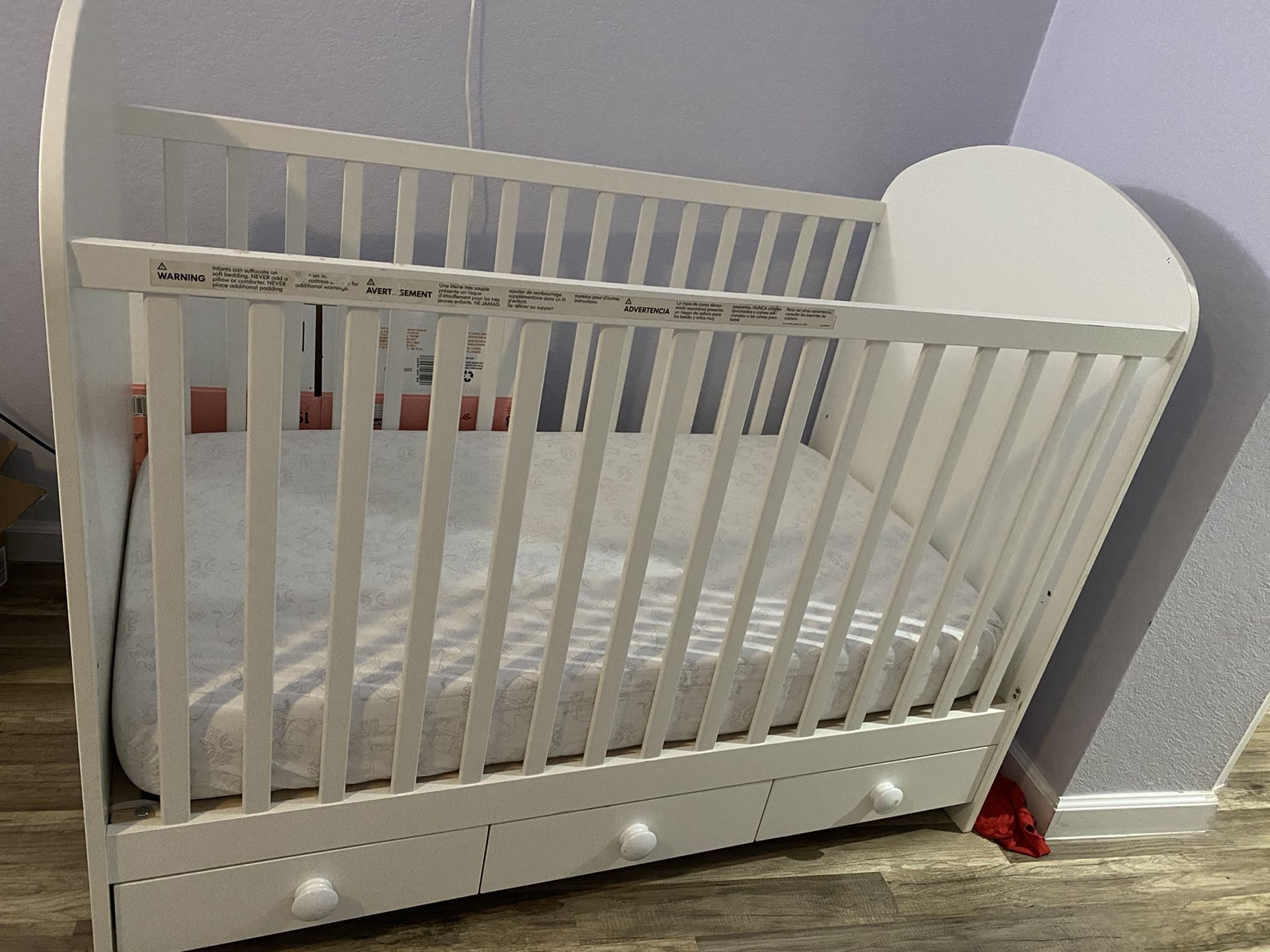 Drawers Cot Top Changer Ikea ÄLSKVÄRD Changing Table/chest Of