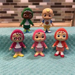 CoComelon Family & Friends figures x5.