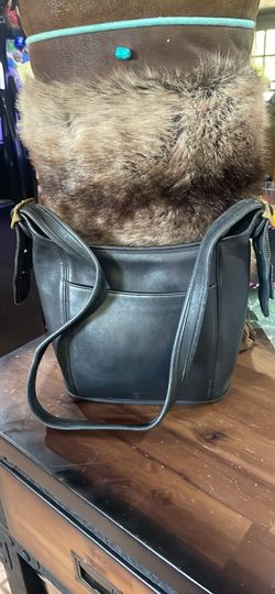 Vintage Coach hobo leather purse