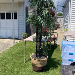 Black Bamboo Artificial Tree
