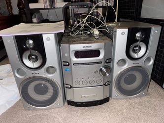 Sony CMT-HPX9 CD/TAPE/AM-FM Radio FOR PARTS *READ DESCRIPTION*