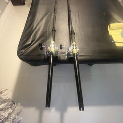 Fishing Rod & Reel Penn 113H Special 4/0 Senator, Two Rod & Reel Combo