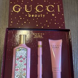 Gucci Flora Gardena 3pc Gift Set Full Size 3.4oz Bottle