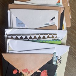 Miscellaneous Blank Cards With Envelopes