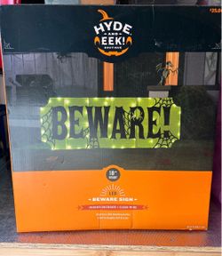 Beware LED SIGN