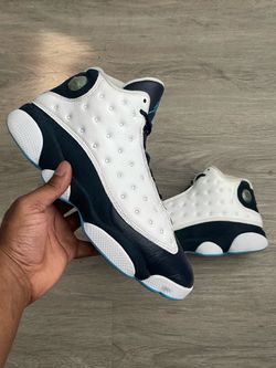 Size 10- Jordan 13 Obsidian Powder Blue