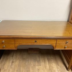 Drexel Desk With Glass Top