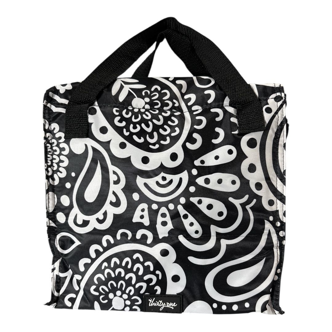 NWT Thirty-One Thermal Tote Black Playful Parade Insulated Lunch Bag 31