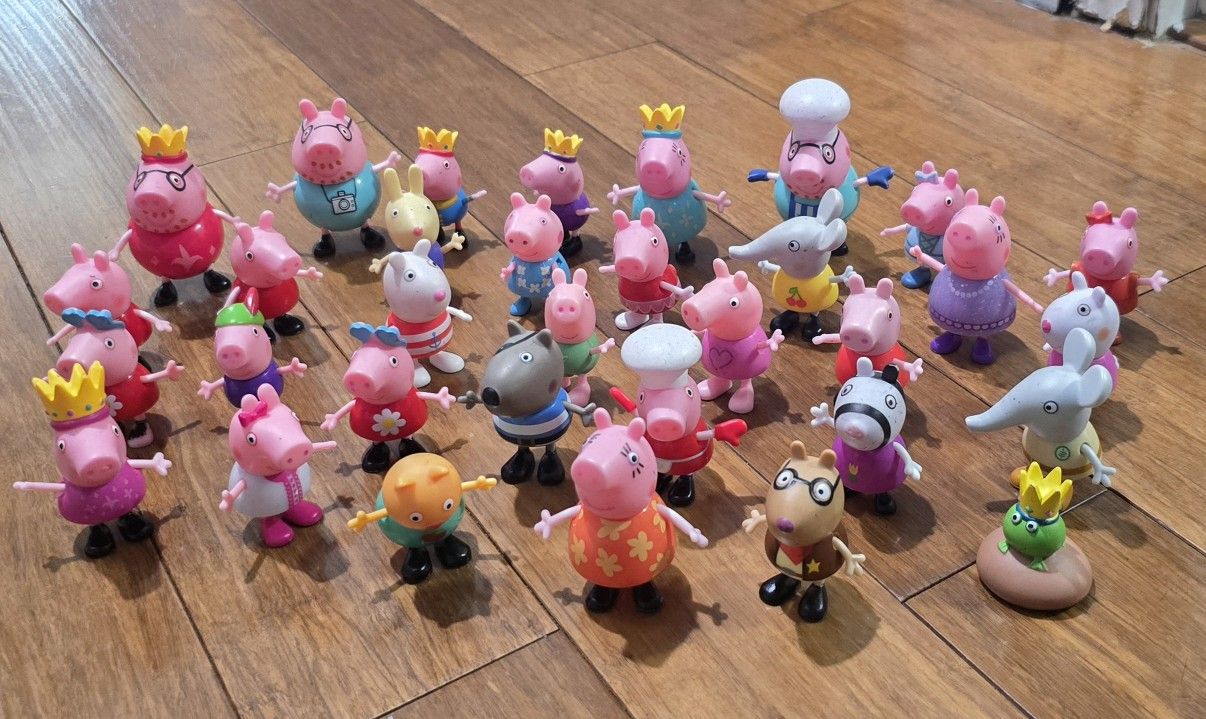 Peppa Pig Figures Lot Set 33pc