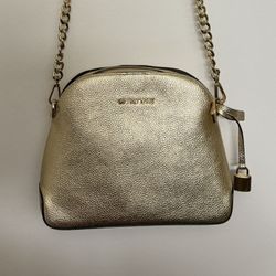 Micheal Kors Medium Crossbody Gold Bag Unused Brand New