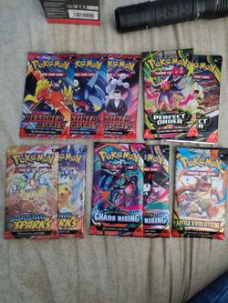 ($8 to$10 each)Pokemon Single Packs
