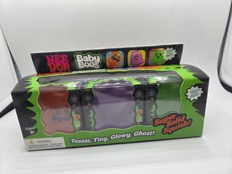 Nee Doh Baby Boos Teenie Tiny Glowy Ghost 3-Pack