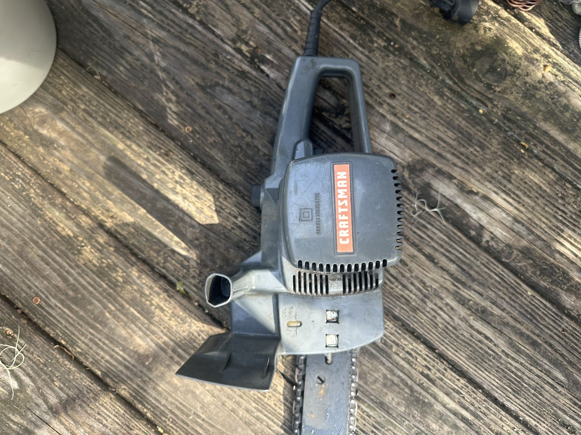 Craftsman Electric Chain Saw
