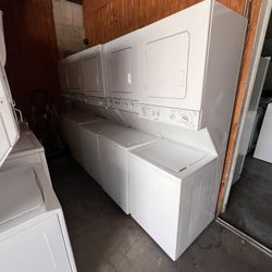 24” Wide Stacks Washer Dryer Used Few Available 