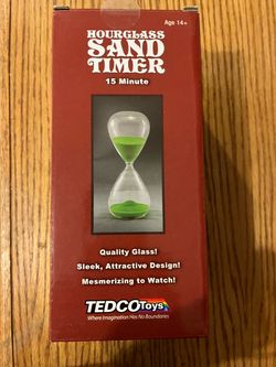 Tedco Toys 15-Minute Hourglass Sand Timer
