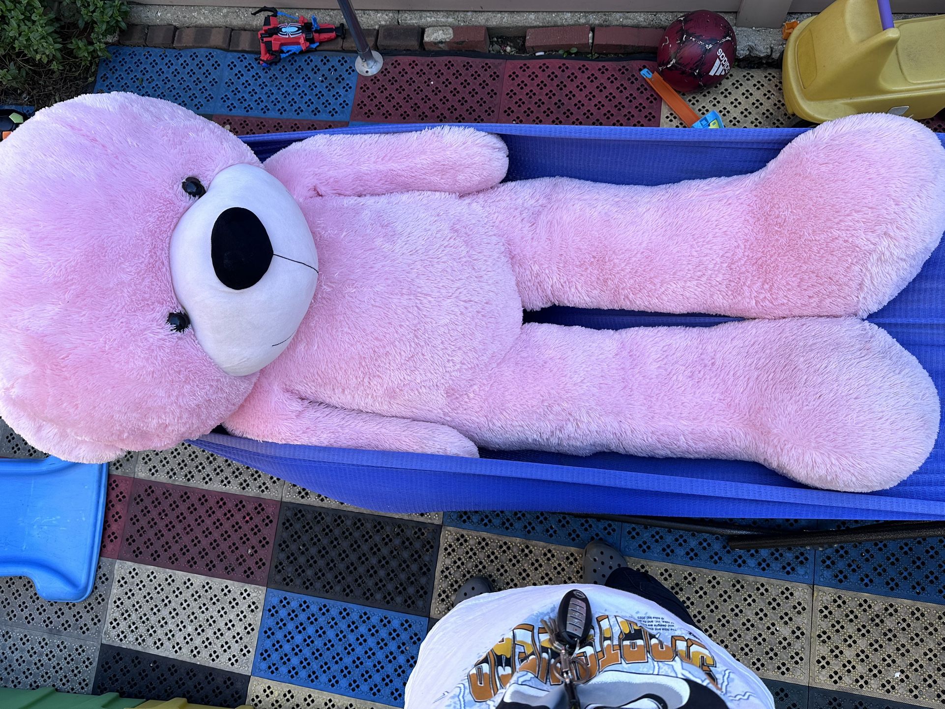 Life Size Teddy Bear Rose Pink For Sale