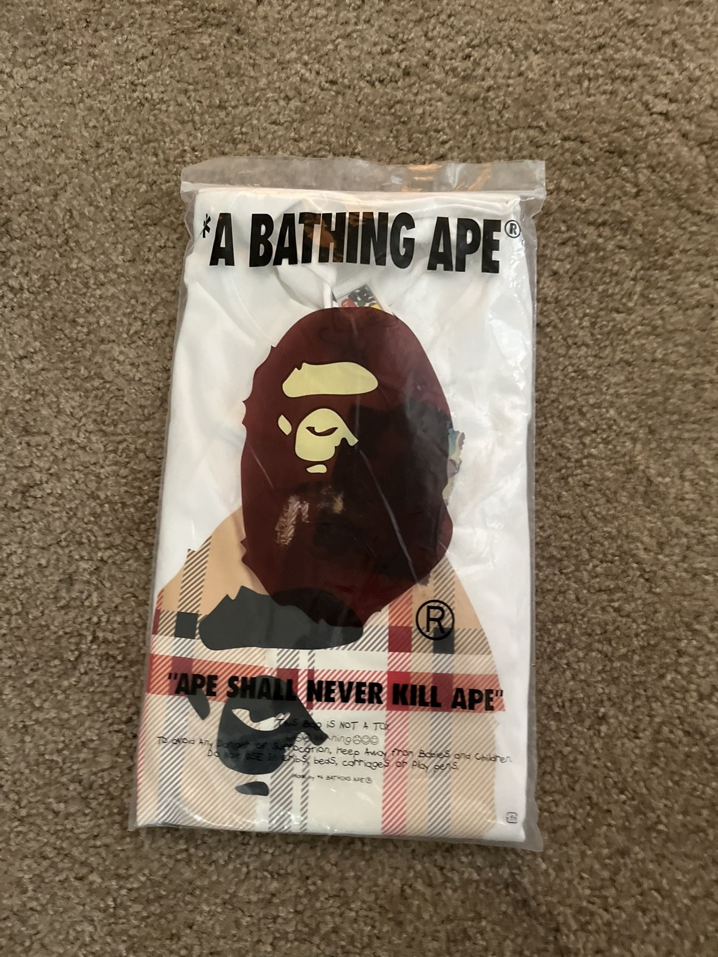 A Bathing Ape White Tee XXL