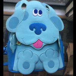 Loungefly Blue's Clues Blue Cosplay Mini Backpack