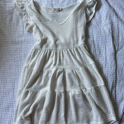 white spring/summer dress